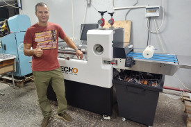 Ротационная высекальная машина iECHO MCT-5035 в типографии LUCKY PACK Ротационная высекальная машина iECHO MCT-5035 в типографии LUCKY PACK