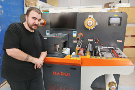 Станок для высечки этикеток Darui D-S4 установлен в компании Maxicod Станок для высечки этикеток Darui D-S4 установлен в компании Maxicod