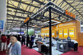 Четыре станка Darui для обработки этикетки на выставке All in Print China