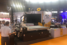 Центральная экспозиция iECHO на рекламной выставке APP EXPO в Шанхае