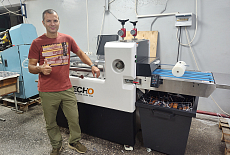Ротационная высекальная машина iECHO MCT-5035 в типографии LUCKY PACK