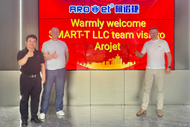 Прием нашей делегацией этикеточной ЦПМ Arojet iHEM на заводе-производителе